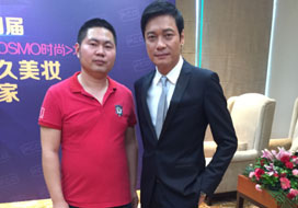 广州征途国际与明星合影